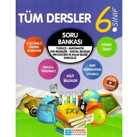 Evrensel İletişim Yayınları 6. Sınıf Tüm Dersler Konu Özetli Soru Bankası