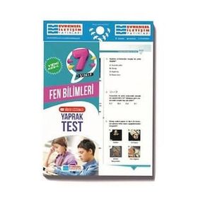 Evrensel İletişim Yayınları 7. Sınıf Fen Bilimleri Video Çözümlü Yaprak Test