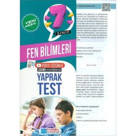 Evrensel İletişim Yayınları 7. Sınıf Fen Bilimleri Video Çözümlü Yaprak Test