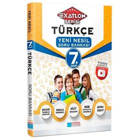 Evrensel İletişim Yayınları 7. Sınıf Türkçe Exatlon Serisi Çözümlü Yeni Nesil Soru Bankası 2021-Karekök Yayınları