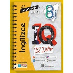 Evrensel İletişim Yayınları - 8. Sınıf İngilizce İnfografik Serisi IQ Defter