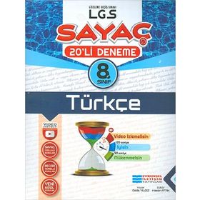 Evrensel İletişim Yayınları 8. Sınıf LGS Türkçe Sayaç Video Çözümlü 20'li Deneme