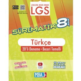 Evrensel İletişim Yayınları - 8. Sınıf Sürematik Türkçe 20'li Deneme