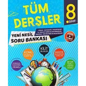 Evrensel İletişim Yayınları 8. Sınıf Tüm Dersler Yeni Nesil Soru Bankası