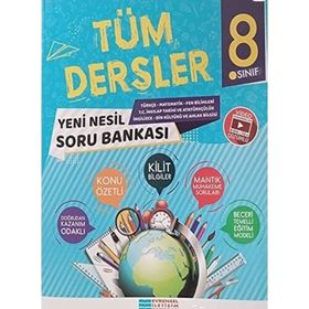 Evrensel İletişim Yayınları 8. Sınıf Tüm Dersler Yeni Nesil Soru Bankası