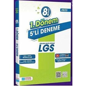 Evrensel İletişim Yayınları - LGS 1.Dönem Video Çözümlü 5'li Deneme