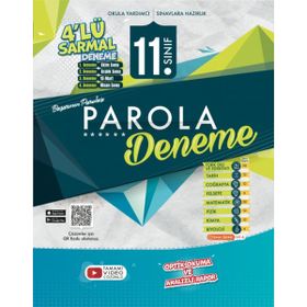 Evrensel İletişim Yayınları - Parola 11. Sınıf Sarmal 4'lü Deneme