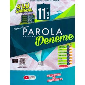 Evrensel İletişim Yayınları - Parola 11. Sınıf Sarmal 4'lü Deneme