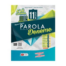 Evrensel İletişim Yayınları - Parola 11. Sınıf Sarmal 4'lü Deneme