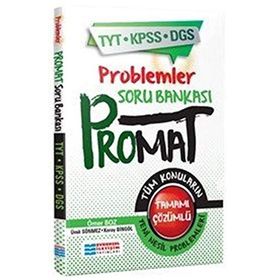 Evrensel İletişim Yayınları TYT KPSS DGS Promat Problemler Tamamı Çözümlü Soru Bankası