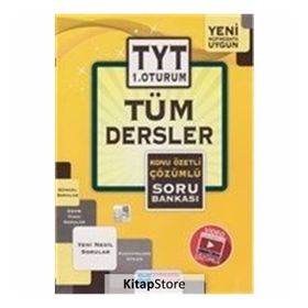 Evrensel İletişim Yayınları TYT Tüm Dersler Konu Özetli Çözümlü Soru Bankası 1.Oturum