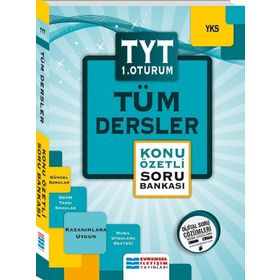 Evrensel İletişim Yayınları TYT Tüm Dersler Konu Özetli Çözümlü Soru Bankası 1.Oturum