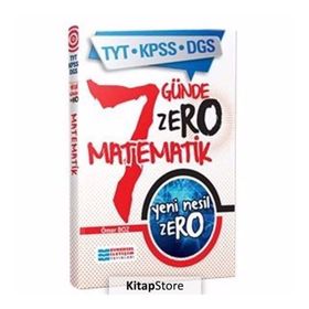 Evrensel İletişim Yayınları TYT Yeni Nesil Yedi Günde Zero Matematik