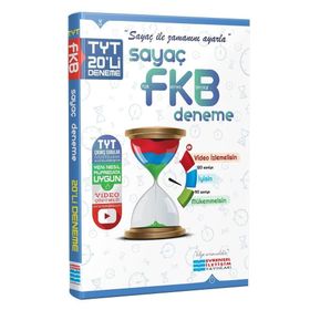 Evrensel TYT Fizik Kimya Biyoloji FKB Sayaç Video Çözümlü 20 Li Deneme Iletişim Yayınları