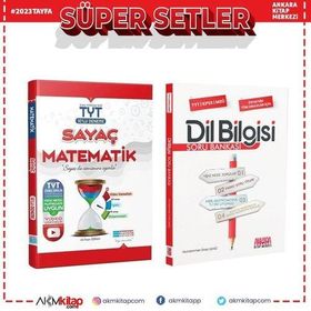 Evrensel Tyt Matematik Sayaç 10'lu Deneme ve Akm Dil Bilgisi Soru Bankası Seti 2 Kitap