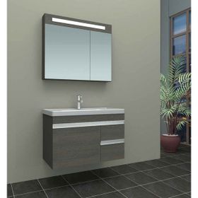 Evros Antrasit Mine 80 cm Banyo Dolabı