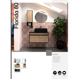 Evros Florida 80 cm Banyo Dolabı