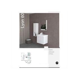 Evros Liyon 60 cm Banyo Dolabı