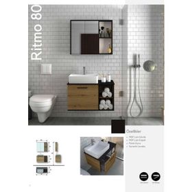Evros Ritmo 80 cm Sakramento Banyo Dolabı