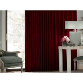 Evsa Home Blackout Karartma Bordo 300x250 cm Pilesiz Güneşlik Perde