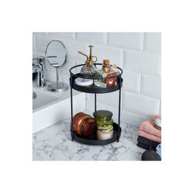 Evstyle 22.5x30 cm Siyah 2 Katlı Yuvarlak Organizer