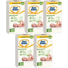 Evy Baby No:2 Mini 190 Adet Bebek Bezi