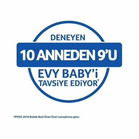 Evy Baby No:3 Midi 180 Adet Bebek Bezi