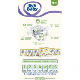 Evy Baby No:3 Midi 62 Adet Bebek Bezi