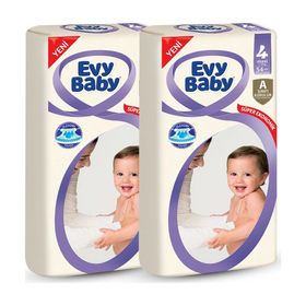 Evy Baby No:4 Maxi 108 Adet Bebek Bezi