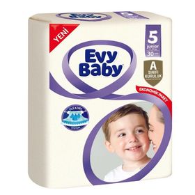 Evy Baby No:5 Junior 30 Adet Bebek Bezi