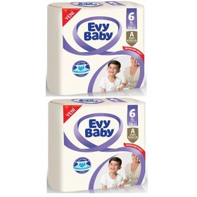 Evy Baby No:6 XLarge 56 Adet Bebek Bezi