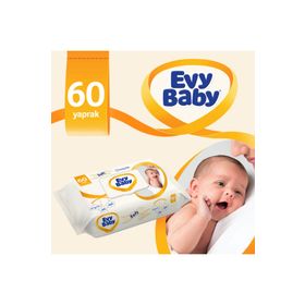 Evy Baby Soft 60 Yaprak Islak Havlu