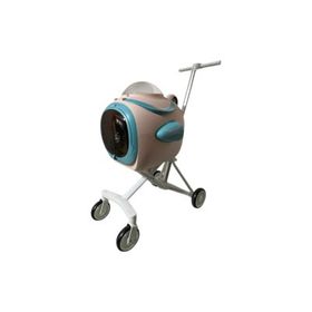 Ewox Astronot Fanlı 851x460x925 cm Pembe Kedi ve Küçük Orta Irk Köpek Taşıma Arabası