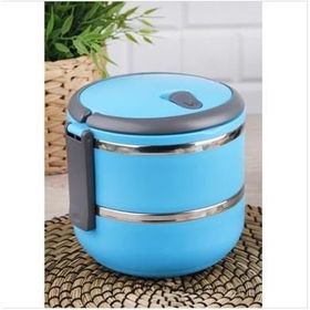 EW's Kitchenware 2'li Çelik Sefer Tası Yemek Termosu Saklama Kabı Termosu