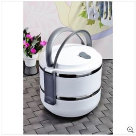 EW's Kitchenware 2'li Çelik Sefer Tası Yemek Termosu Saklama Kabı Termosu