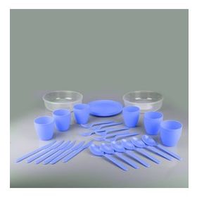 EW's Kitchenware 6 Kişilik Çantalı 32 Parça Piknik Seti