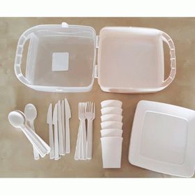 EW's Kitchenware 6 Kişilik Çantalı Piknik Seti