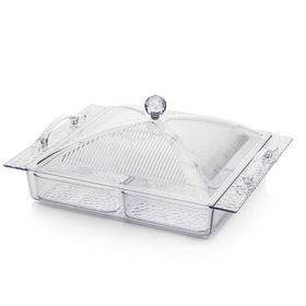 EW's Kitchenware Akrilik Barok Şeffaf 4'lü Kahvaltılık