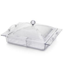 EW's Kitchenware Akrilik Barok Şeffaf 4'lü Kahvaltılık