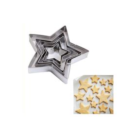 EW's Kitchenware Metal Yıldız 5 Parça Kurabiye Kalıbı