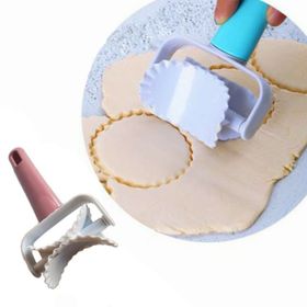 EW's Kitchenware Tırtıklı Daire Şeklinde Hamur Kesici Kurabiye Ruleti