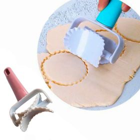EW's Kitchenware Tırtıklı Daire Şeklinde Hamur Kesici Kurabiye Ruleti