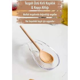 EWS Şeffaf Akrilik Tezgah Üstü Kirli Kaşıklık