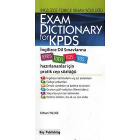 EXAM DICTIONARY FOR KIDS İNGİLİZCE - TÜRKÇE DIL SINAVLARINA HAZIRLNANLAR İÇİN PRATIK CEP SÖZLÜĞÜ - ERHAN YILDIZ