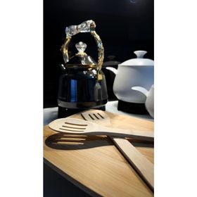 Excellent Houseware Kesme Tahtası ve Kaşık Seti
