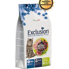 Exclusion 12 kg Monoprotein Tavuklu Narlı ve Yaban Mersinli Düşük Tahıllı Yavru Kedi Maması