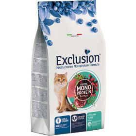 Exclusion 1,5 kg Monoprotein Ton Balıklı ve Narlı Düşük Tahıllı Kısırlaştırılmış Kuru Kedi Maması