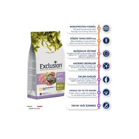 Exclusion 3 kg Monoprotein Light Tavuklu ve Narlı Düşük Tahıllı Orta Büyük Irk Yetişkin Köpek Maması