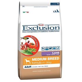 Exclusion Adult Medium Breed 3 kg Kuzu Etli Orta Irk Yetişkin Köpek Maması
