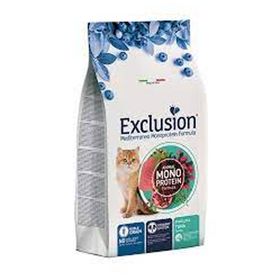 Exclusion Düşük Tahıllı Monoprotein Ton Balıklı Kısırlaştırılmış Açık Paket 1 kg Kedi Maması